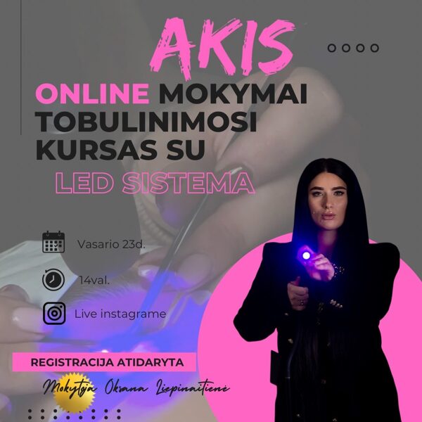 Tobulinimosi kursas su LED sistema (Online)